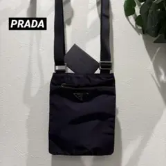 M*S様 PRADA プラダ ショルダーバッグ サコッシュ ナイロン　パープル