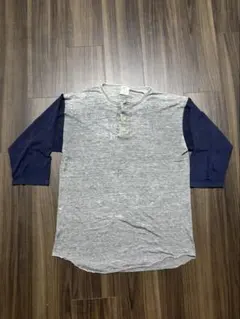 NIKEゴツナイキベースボールTシャツ七分袖サイズL 70年代ヴィンテージのサムネイル