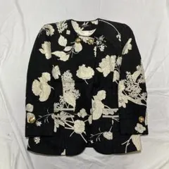LEONARD フラワープリント ノーカラージャケットのサムネイル