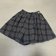 ケイトスペード　160 千鳥柄キュロットスカート