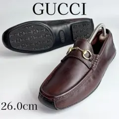 GUCCI グッチ ホースビット ドライビングシューズ スムースカーフ レザー