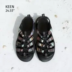 KEEN NEWPORT H2 24.5㌢ マルチカラー スポーツサンダル 黒