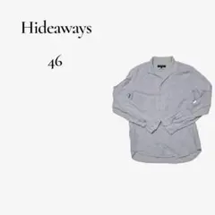 【Hideaways】ハイダウェイ ニコル 長袖シャツ ライトブルー 46のサムネイル