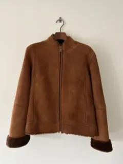 ラムシアリング　レザームートンジャケット