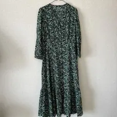UNIQLO フローラルプリント ワンピース L