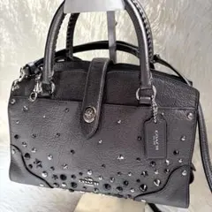 【美品】COACH 59146 スワッガー27 スタッズ 2WAY ショルダー