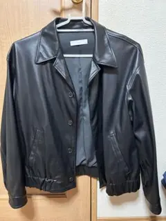 WYM ブラック レザージャケット S
