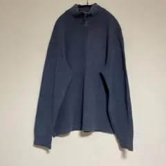 【polo RalphLauren】ポロロゴ刺繍 ハーフジップセーター XL