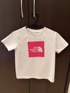 THE NORTH FACE キッズ Tシャツ ホワイト ピンク