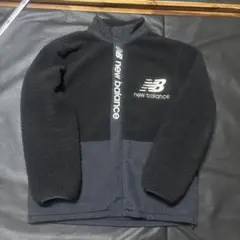 ほぼ未使用❣️ナイロン　フリース　黒　サイドポケット M L オーバーサイズ