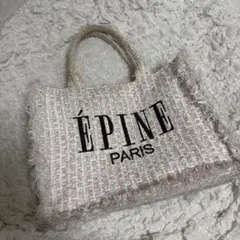 ÉPINE PARIS book tote bag トートバッグ ツイードのサムネイル