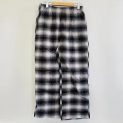 【UNIQLO】レディースチェック柄 ワイドパンツ XLサイズ