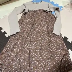 après les cours 花柄ワンピース 130サイズ