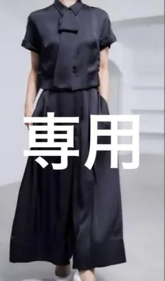 SHE Tokyo シートーキョー Fred Satin ネイビー 38