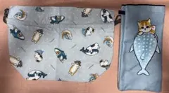 未使用　mofusand（モフサンド）2点セット　巾着