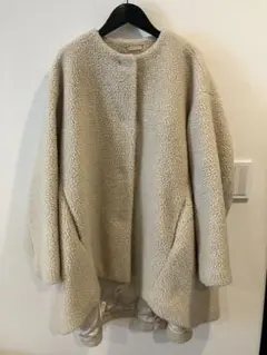 LE PHIL ルフィル ストレッチボア コート ベージュ 2025年最新】ルフィル le phil ボアの人気アイテム - メルカリ