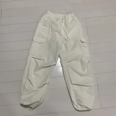 アイボリー カーゴパンツ M WEGO