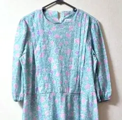 古着 ヴィンテージ レトロ ワンピース 花柄 パステル