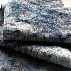 1 ペイント染めデニム　ハギレ