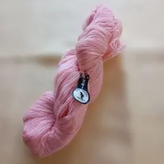 毛糸 毛100% 中細 ピンク色 スキー SKI YARN 毛糸 1458