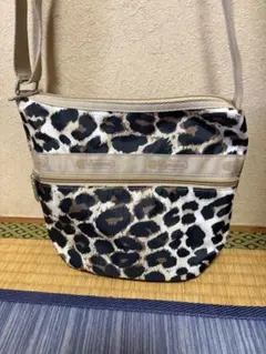 レスポートサック　ショルダーバッグ　レオパード
