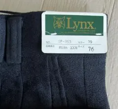 新品未使用　Lynx スラックス　カジュアルパンツ　タックパンツ　ゴルフパンツ