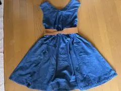 mysty woman デニムジャンバースカート Fサイズのサムネイル
