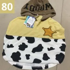 【未使用】futafuta 80 ディズニー ウッディ トイストーリー　パーカー