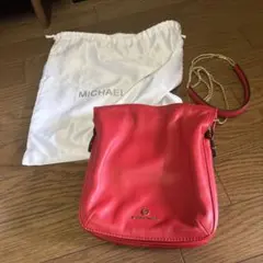 MICHAEL KORS レッド ショルダーバッグ