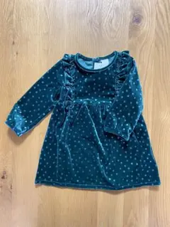 H&Mベビー　ベロアワンピース　新品未使用