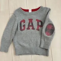 baby GAP ニット セーター グレー チェック柄