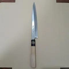 希少 恒久 牛刀包丁200mm 青紙2号鋼 梨地 槌目 黒洋柄 - メルカリ