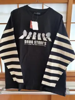 新品❣️ ドラッグストアーズ　キャラクターズ　ボーダーBIG Tシャツ　サイズＦ