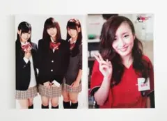 AKB48 「多分）倉持明日香・柏木由紀・高城亜樹　、　梅田彩佳 」生写真のサムネイル