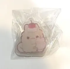 ポメラニアンもち カフェ アクリルバッジ きなこ