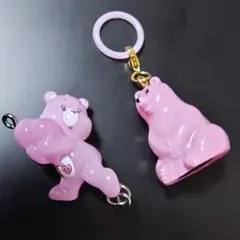 【めじるしアクセサリー】 2個セット ケアベア polar bear bank