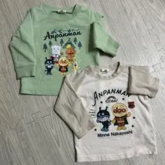 アンパンマン ロンT トレーナー 2枚セット