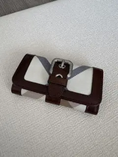 ✨極美品✨ バーバリーブルーレーベル ノバチェック ネイビー キーケース ✨極美品✨ バーバリーブルーレーベル ノバチェック ネイビー