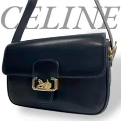 【訳あり】 CELINE セリーヌ ショルダーバッグ オールド オールレザー 金のサムネイル