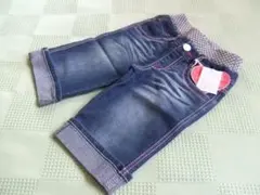 新品　USED加工ストレッチハーフパンツ 110