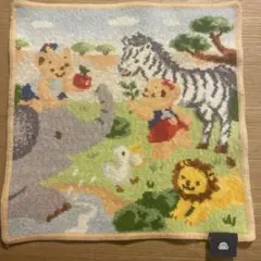familiar 動物柄タオルハンカチ