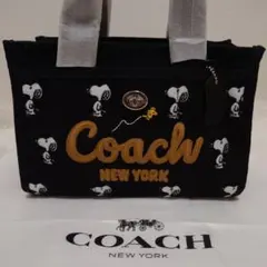 ✨COACHスヌーピー✨コラボカーゴトートショルダーバック　新品　CBF70‼️