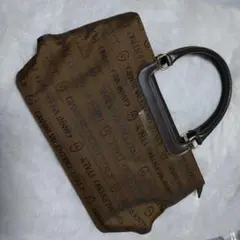 GIANNI VALENTINOロゴプリント ハンドバッグ ブラウンのサムネイル