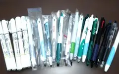 ペンとマーカーのまとめ売りセット 製薬会社ノベルティ