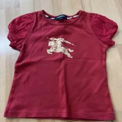BURBERRY 赤 Tシャツ 100A