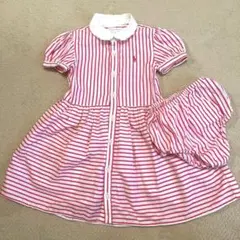 Ralph Lauren ピンクワンピース 24M