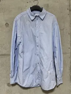 【ZARA×ADERERROR】美品ストライプ 長袖シャツ 水色