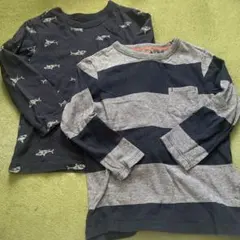 値下げしました！H&M GAP ロンT 100サイズ　2枚セット