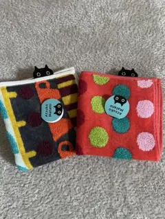 【新品】AtsukoMatano マタノアツコ　タオルハンカチ 2枚セット