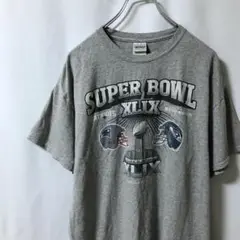 N-4897 GILDAN アメリカ古着 NFL スーパーボール Tシャツ L